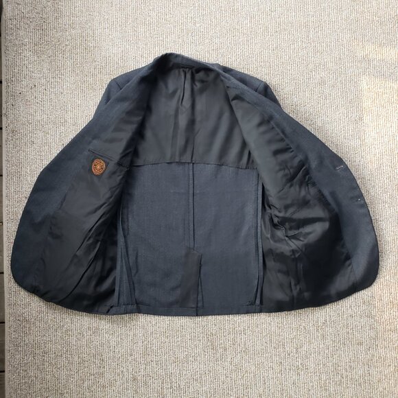 Golden Emblem Sport Coat Blazer Men's 42 Gray - Picture 4 of 11